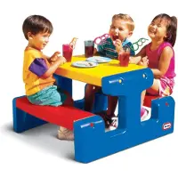 Little Tikes Table/Ensemble de bancs - 83x74x47 cm - Primaire - - UneTaille - Table