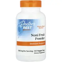Doctors Best , Poudre de Fruit de Noni, 1 300 mg, 120 Capsules Végétariennes (650 mg par Capsule)