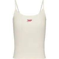 Tommy Hilfiger Script Strappy Sleeveless T-shirt Blanc L Femme