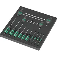 Wera 9712 Schaumstoffeinlage TORX« HF Schraubendreher Set 1