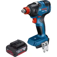 Bosch Visseuse à chocs sans fil GDX 18V-200 Professional 18 V 200 Nm sans balais + 1 batterie 4,0 Ah - sans chargeur