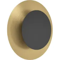 Eglo Lampe murale Tocina Ø 24cm - noir avec or