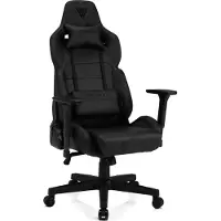 Sense7 Fauteuil gaming Sentinel noir et gris - Fauteuil de bureau ergonomique, supportant jusqu'à 150 kg, accoudoirs 3D, fonction bascule, fauteuil de direction, fauteuil pour PC