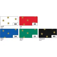 Folia Carton photo 50x70cm étoiles assorties (300 g/m², 10x)