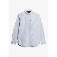 Superdry Essentials Oxford Long Sleeve Shirt Bleu 2XL Homme
