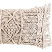 Douceur d'intérieur Housse de coussin en macramé (30 x 50 cm)