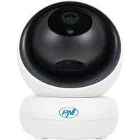 Pni Caméra de vidéosurveillance IP735 3 Mpx avec PTZ sans fil IP P2P, emplacement pour carte microSD,via l'application
