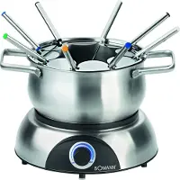 Bomann FD 2248 CB Service à fondueAcier inoxydable, Set à fondue, Argent