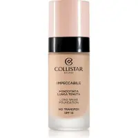 Collistar Impeccabile Long Wear Foundation fond de teint longue tenue SPF 15 2R Rosy Beige 30 ml