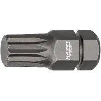 Hazet - Embout-tournevis (bit) 2597-03 - Hexagone massif 8 (5/16 ") - denture multiple intérieur XZN - M8