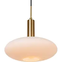 Lucide Lustre SINGALA doré et blanc, 3 x E27 x 60 W, verre, dimensions : 169 x 126 x 30 cm, IP20,