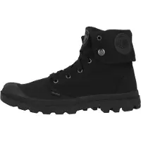 Palladium Bottines Baggy pour homme à lacets et col plissé Noir – undefined / Noir