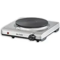 Eltac EK 19, Inox, Plan de travail, Plaque vitrifiée, Inox, 1 zone(s), 1 zone(s)