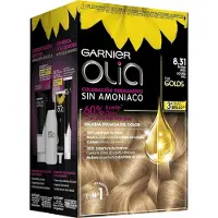 Garnier Olia Coloration permanente sans ammoniaque pour une odeur agréable avec des huiles florales naturelles - Blond miel 8.31