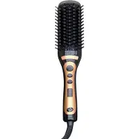 RIO Brosse à lisser HBST 45 W Noir et brun