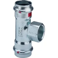 Viega 1117.2 - Te Prestabo 1117.2 diamètre 28 x 3/4x28 mm acier (Connexion en T)