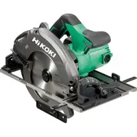 HiKOKI Scie circulaire - Ø190 capacité 66 - 1300W - frein moteur semelle adaptrail lame bois HitCase
