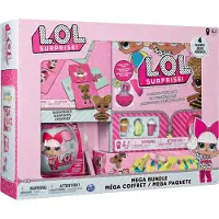 Spin Master Games L.O.L. Surprise! - Méga-Coffret Contenant 4 Puzzles, Des Dominos Et Le Jeu Lol Puissance 7!