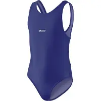 Beco Filles, Maillot de bain, Beermann GmbH Maillot de bain fille standard marine 128, Bleu, (128)