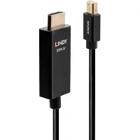 Lindy Câble actif Mini DisplayPort vers HDMI avec HDR 2m