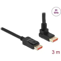 DeLOCK 87056 3 m DisplayPort (3 m), Câble vidéo, Noir