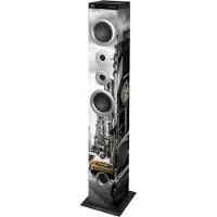 Trevi XT 104 BT TOWER AMPLIF. SPKR 50W +BT NY TAXI, Enceinte Bluetooth, Noir
