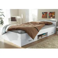 You do it Lit enfant moderne blanc mat 90 x 200 cm
