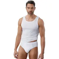 Schiesser Slip '95/5' gris argenté / blanc
