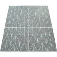 Paco Home Tapis d'extérieur Scandinave résistant aux intempéries Moderne & facile d'entretien pour l'intérieur & l'extérieur Taille 80x150 cm