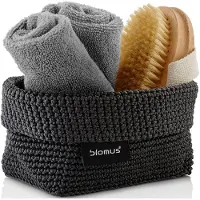 Blomus Panier de Rangement Blomus Tela Anthracite M