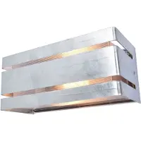 Lutec Applique murale extérieure Vidar E27 IP54 galvanisée