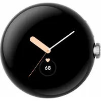Google Bracelet connecté Pixel Watch Active, modèle 43 mm, avec connectivité LTE, couleur argent/blanc, pour le marché européen