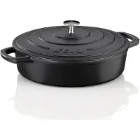 kela Cocotte en fonte Calido 28 cm noir KL-12468