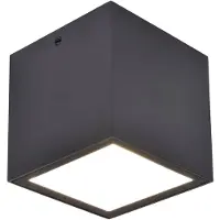 Lutec ECO-LIGHT 6389101118 LED Plafonnier d'extérieur GEMINI 7W 750lm anthracite 4000K IP65
