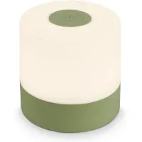Briloner SMAL Lampe de table LED sans fil tactile dimmable 7x7 cm 2700 K blanc chaud IP44 batterie USB C verte lampe nuit table salon terrasse