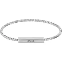 BOSS Bracelet Homme Alek Argenté 1580387-Par