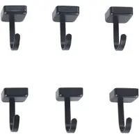 SmartaSaker Magnethaken Mod. Jet, 6er Set Befestigen ohne Bohren