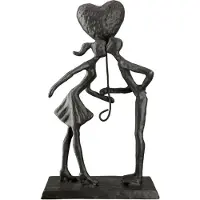 Casablanca by Gilde Sculpture "Lovers" brunie