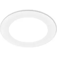 Briloner - Spot LED encastrable 230V plat, lumière blanche neutre, 12W 1200lm IP20, spot encastrable, spots LED, spot encastrable extra plat, spot intérieur, 17x3cm, blanc