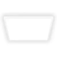 Briloner Tava LED Plafonnier, lumière indirecte, plat, lumière blanc neutre, blanc, 56 x 56 x 3 cm