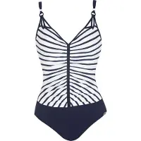 Sunflair Maillot de bain bleu foncé / blanc