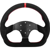 Simagic Volant P-325D Alcantara, 325mm, design en forme de D, noir