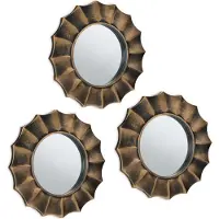 Relaxdays 3x miroir (25 cm)