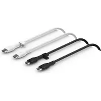 Belkin CAB009BT1MBW2PK câble USB 1 m USB C Noir, Blanc