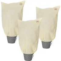 Gardebruk 3x Housse de protection pour plantes beige 60x80cm