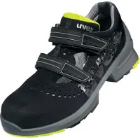 Uvex 1 Sandale de sécurité perforée T. 52 W14 S1 ESD SR noir/jaune 8542.0, Niveau de protection:S1, Taille:37, Largeur:11