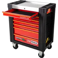 Ks Tools PERFORMANCEplus e10 NOIR/ROUGE Servante d'atelier à 7 tiroirs ( 873.0007 )
