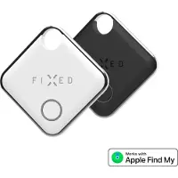 FIXED Smart tracker Tag avec Find My support, 2 pcs, noir + blanc