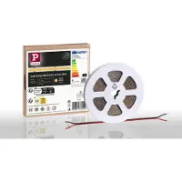 Paulmann Bandeau lumineux à LED PAUL (Blanc chaud, 500 cm, Intérieur)
