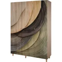 Skye Decor , Lena 3 -977, armoire, Sonomo, 100 % PANNEAUX DE PARTICULES MÉLAMINÉS, 135 x 52 x 192 cm